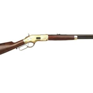 Cimarron CA231 1866 Yellowboy 20" Lever Action Short Rifle .44-40 Win, 10 Rd Brass Receiver Walnut Stock Blued - CA231