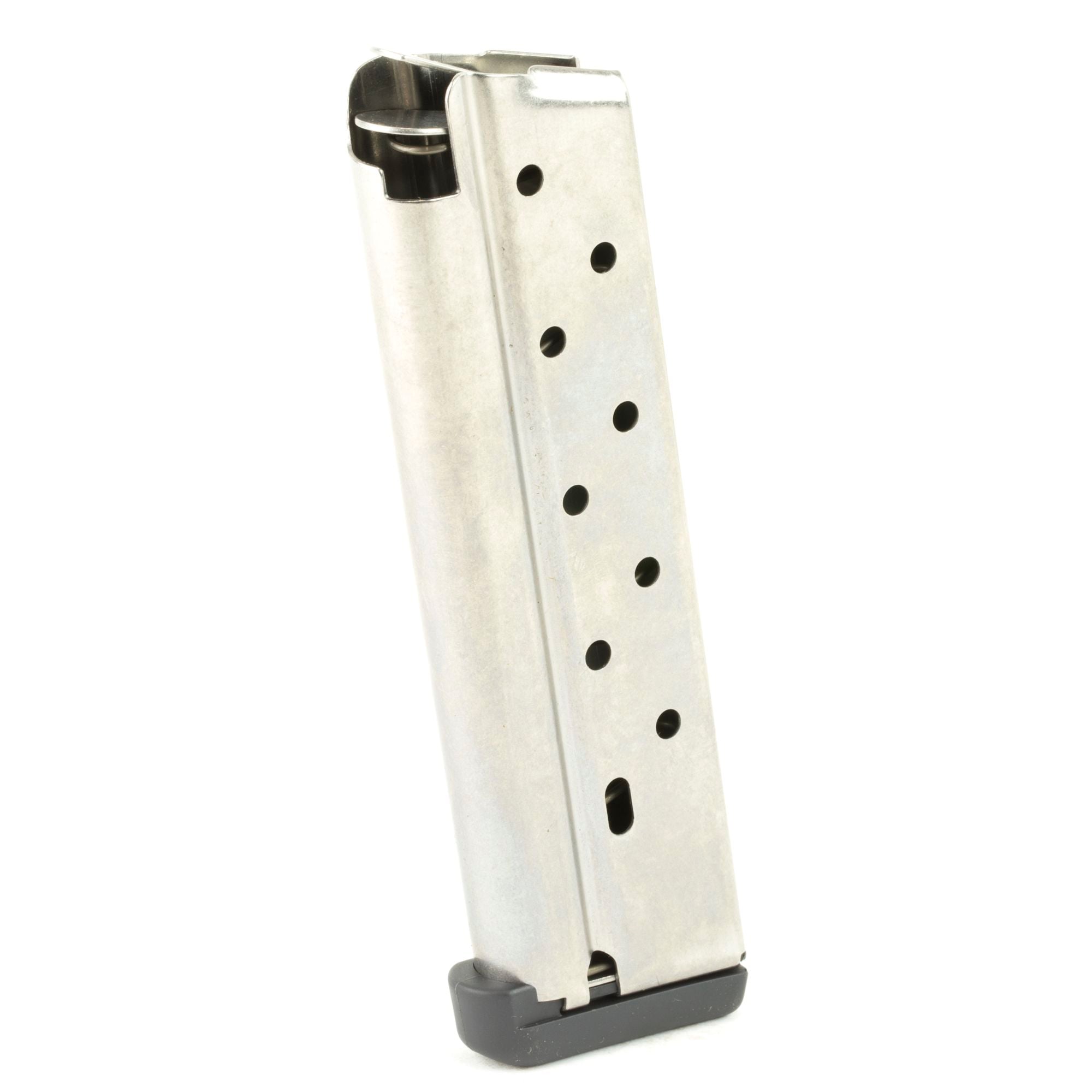 CMC Products Magazine 38 Super 10 Rounds Fits 1911 Includes Polymer Base Pad Stainless - MGCMCM-PM-38FS10