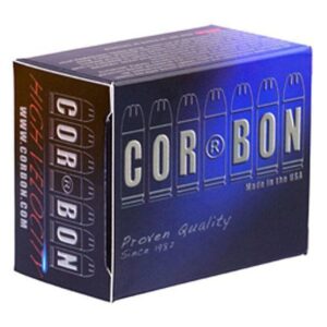 CorBon Self Defense 38 Super 115 Grain Jacketed Hollow Point +P Handgun Ammo - 20 Rounds - COR38X11520