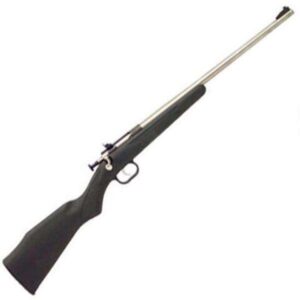 Crickett Black/Stainless Youth 22 Long Rifle Bolt Action Rifle - 1 Round - 16.12" Barrel - Black - KSA2245