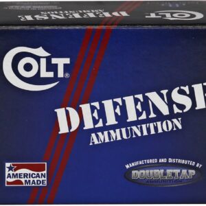 DoubleTap Ammunition Colt Defense 9MM 124Gr Jacketed Hollow Point Handgun Ammo - 20 Rounds - DBT9M124CT