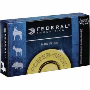 Federal Ammunition 300WGS Power-Shok 300 Win Mag 150 gr 3150 fps Jacketed Soft Point (JSP) Rifle Ammo - 20 Rounds - 67302