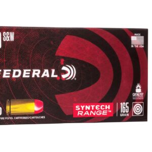 Federal Syntech Action Pistol 40 S&W 165 Grain Total Synthetic Jacket Handgun Ammo - 50 Rounds - FEAE40SJ1