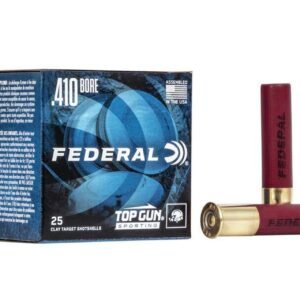 Federal Top Gun 410 Bore Ammo 2-1/2" Shell #7.5 Lead 1/2 oz Shotgun Ammo - 25 Rounds - FETGS4121475