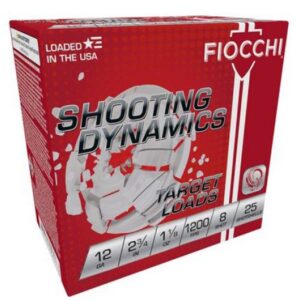 Fiocchi 12SD18H8 12G 2 3/4" 1 1/8 oz Lead Chill 8 Shot Shot Gun Shells 250rd case - 12SD18H8