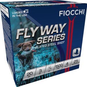 Fiocchi 203ST4 Flyway 20 Gauge 3" 7/8 oz 4 Shot Shotgun Ammo - 25 Rounds - 203ST4