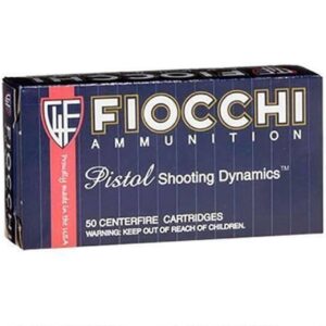 Fiocchi 9MAK Shooting Dynamics 9x18 Makarov 95 gr Metal Case (FMJ) Handgun Ammo - 50 Rounds - 34164