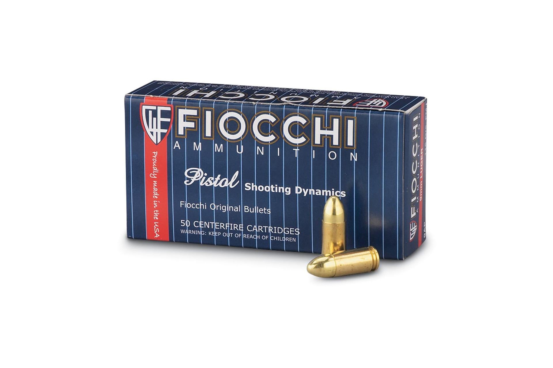 Fiocchi Pistol Shooting Dynamics 9mm Luger Ammunition 115 Grain JHP Projectile 1175 fps Handgun Ammo - 50 Rounds - 7.62E+11