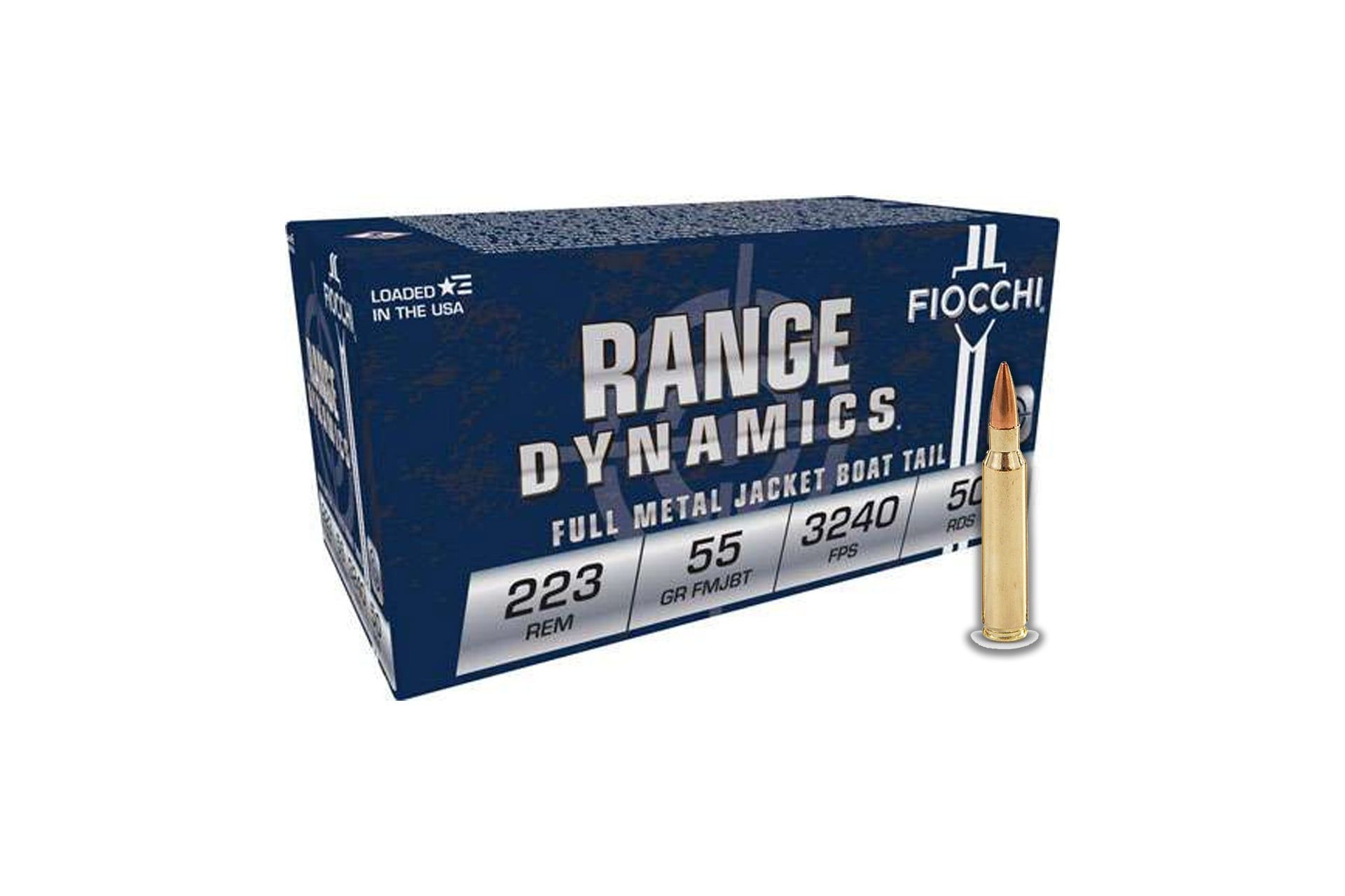 Fiocchi .223 Remington 55 Grain FMJBT Ammo Rifle Ammo - 1000 Rounds - 223A