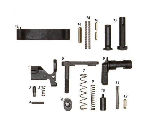 Geissele Mil-Spec Lower Parts Kit (Less Trigger, No Grip) - 05-343