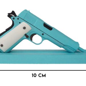GOATGUNS MINIATURE 1911 LIGHT BLUE MODEL - 1911-BLUE