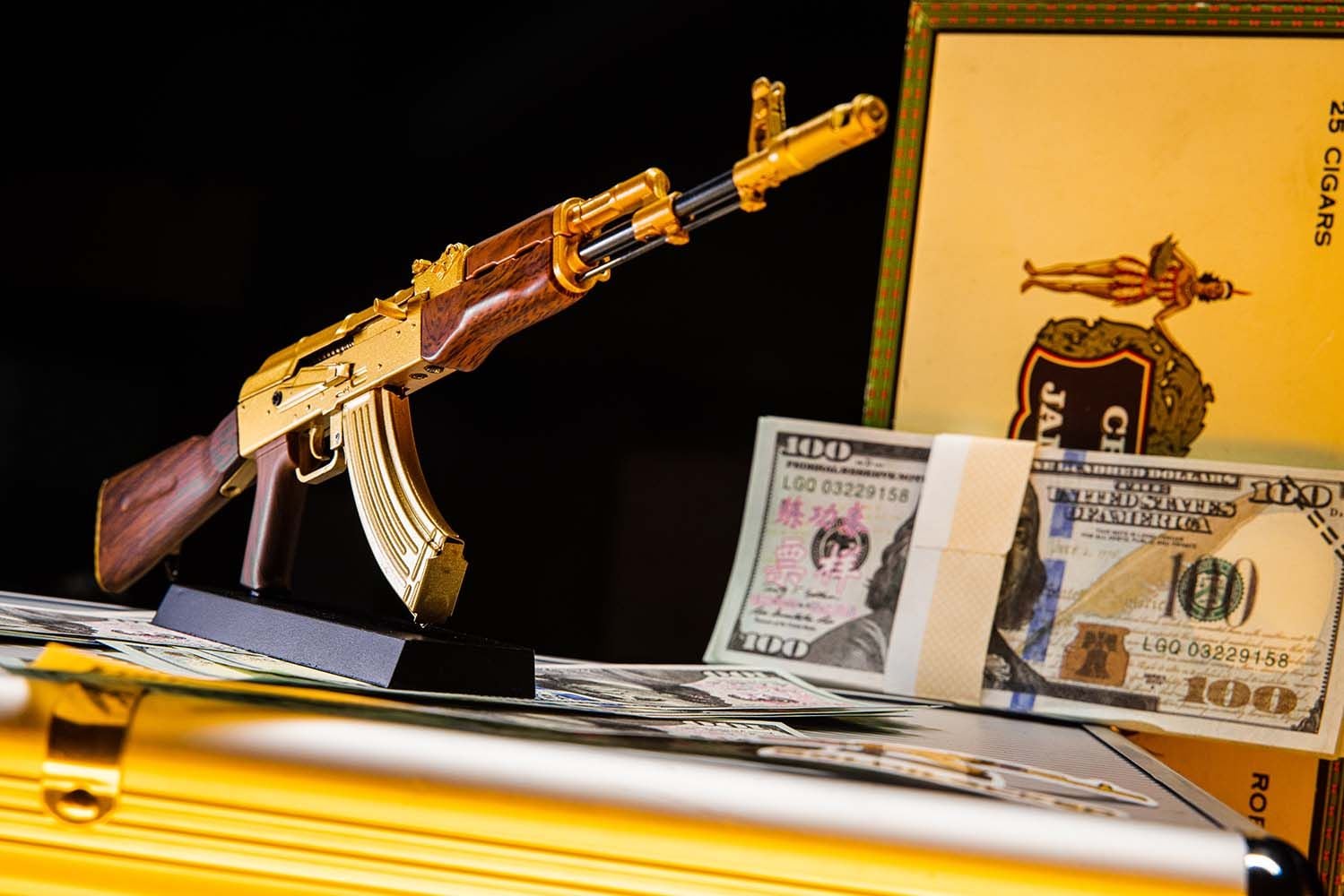 Goatguns Miniature AK47 - Gold - AK-GOLD - Image 4