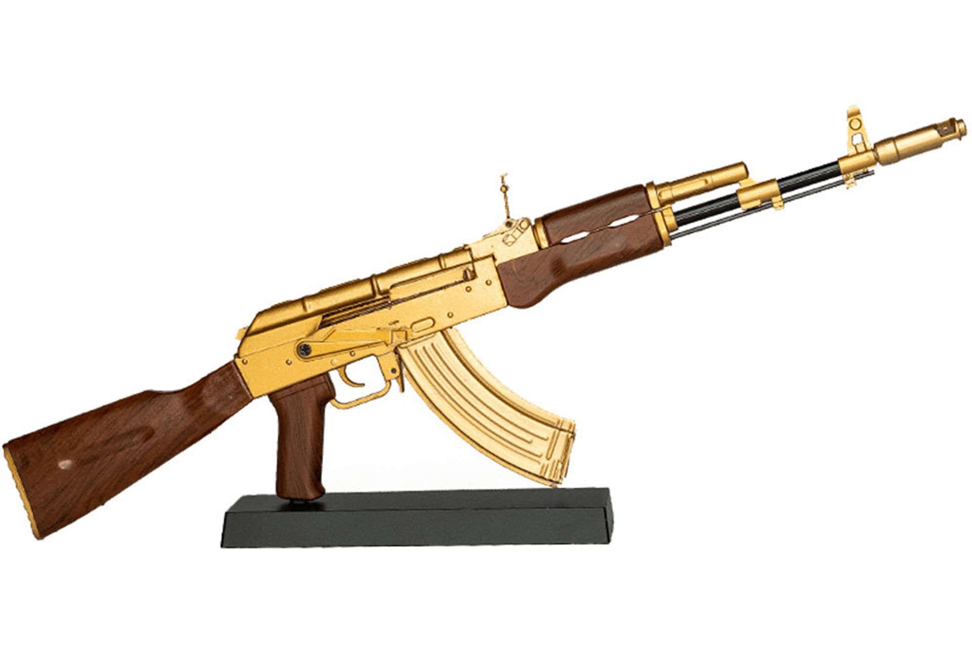 Goatguns Miniature AK47 - Gold - AK-GOLD