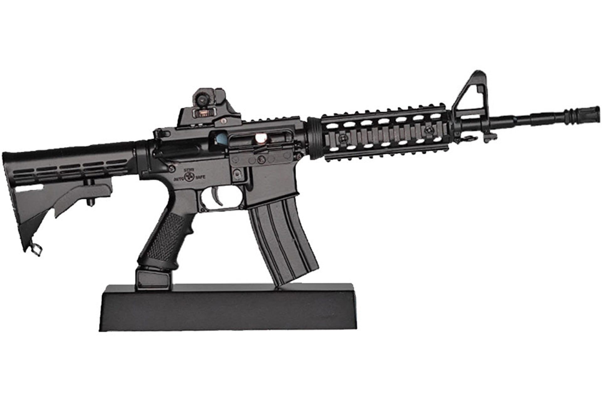GOATGUNS Miniature Model AR-15 Rifle - Black - AR-BLACK