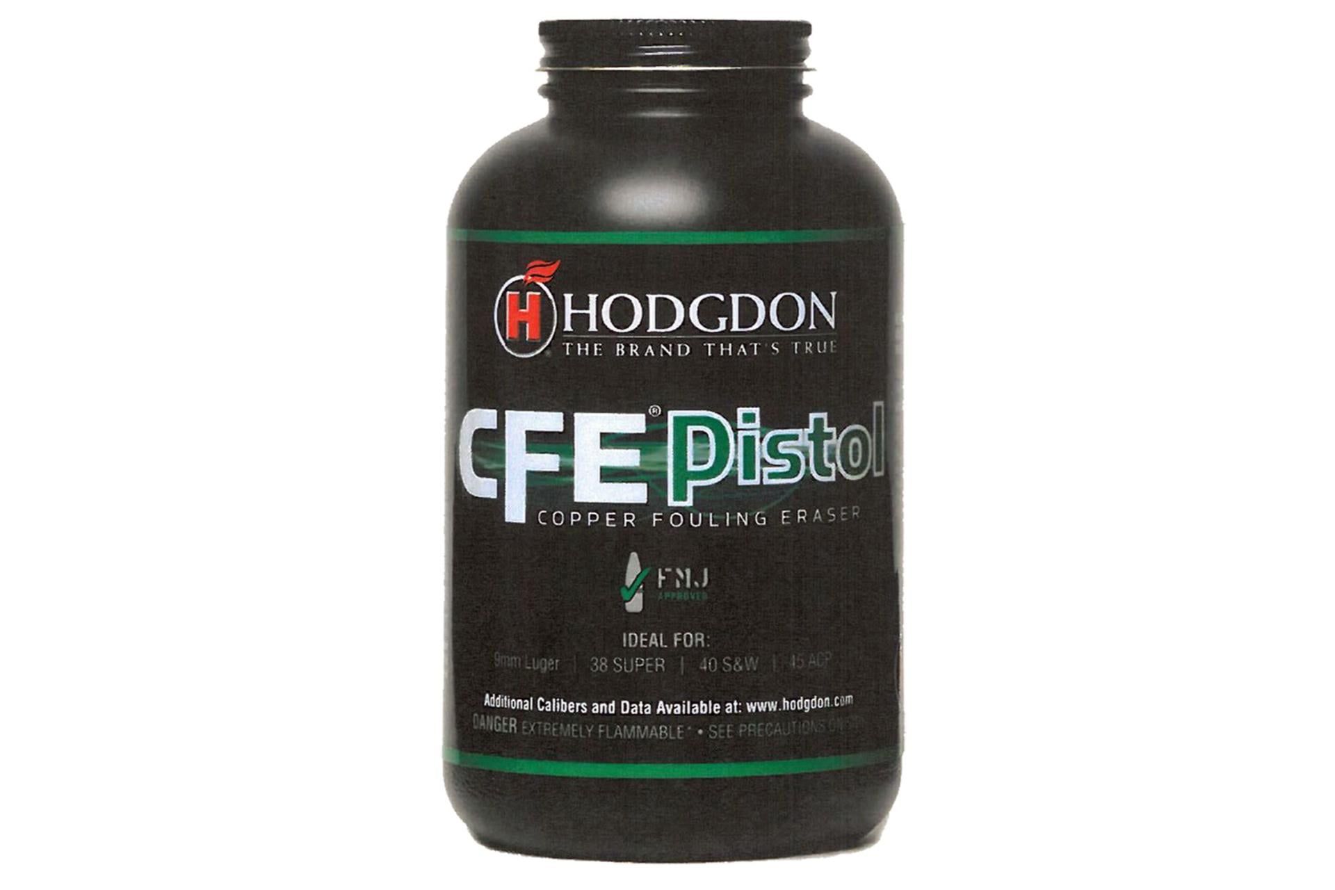 Hodgdon PST1 Spherical CFE Smokeless Pistol Powder 1 lb - HODGDON CFE PISTOL 1