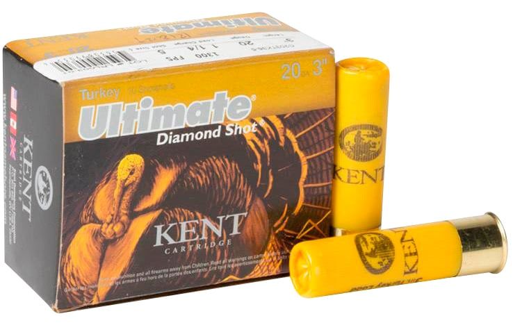 Kent Cartridge C203TK365 Ultimate Turkey 20 Gauge 3" 1 1/4 oz 1300 fps Diamond 5 Shot Shotgun Ammo - 10 Rounds - 130429
