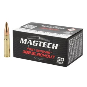 Magtech First Defense 300 Blackout 123 Grain Full Metal Jacket Rifle Ammo - 50 Rounds - 300BLKB