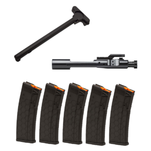 NBS AR-15 5.56/.223 BCG/Charging Handle & 5 Hexmag Gen 2 Magazine Bundle