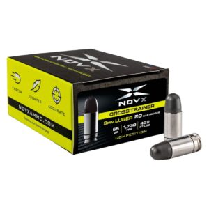 NovX 9CTCSS-20 Cross Trainer 9mm Luger 65 gr Copper Polymer Handgun Ammo - 20 Rounds - 140001