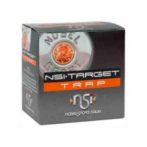 Nobel Sport Italia Trap 20 Gauge Ammunition 2-3/4" #8 Lead Shot 7/8 oz 1210 fps Shotgun Ammo - 25 Rounds - NOBELANS208