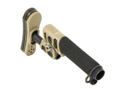 ODIN Works Zulu Adjustable Stock w/ Padded Pistol Buffer Tube and Back Plate - Image 5