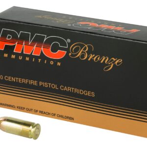 PMC Bronze 40S&W 165 Grain Full Metal Jacket Handgun Ammo - 50 Rounds - 7.42E+11
