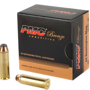 PMC BRONZE 44 REM MAG 180GR JHP Handgun Ammo - 25 Rounds - 44B