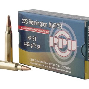 PRVI PARTIZAN .223 REMINGTON MATCH HPBT 75 GR S Rifle Ammo - 20 Rounds - PPM2232