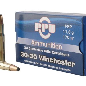 Prvi Partizan Rifle 30-30 170 Grain Flat Soft Point Rifle Ammo - 20 Rounds - PPUPP30302