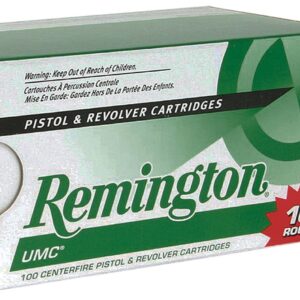 Remington Ammunition 23765 UMC 9mm Luger 115 gr Metal Case (FMJ) Handgun Ammo - 100 Rounds - 56220