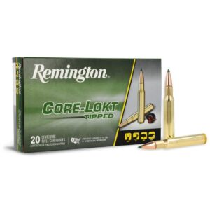 Remington Ammunition 29027 Core-Lokt Rifle Ammo 30-06 Springfield 150 gr Core-Lokt Tipped Rifle Ammo - 20 Rounds - 29027
