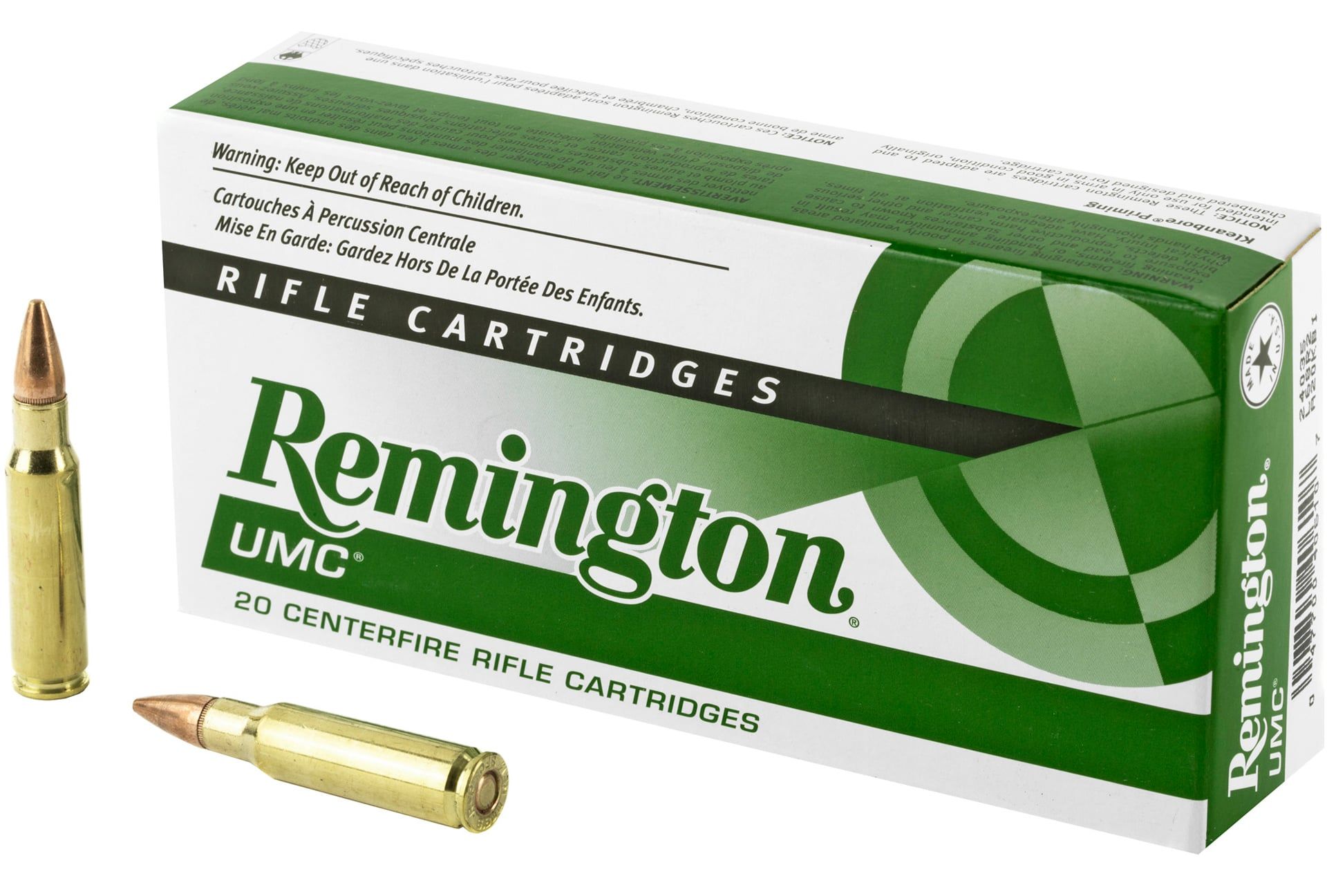 Remington UMC 6.8SPC 115 Grain Full Metal Jacket Rifle Ammo - 20 Rounds - REM24035