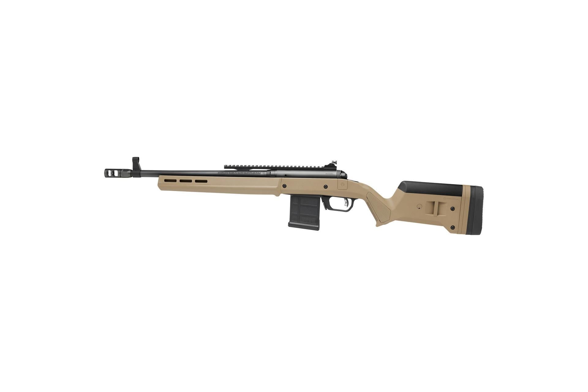 Savage MAGPUL SCOUT 308 Win 18 Flat Dark Earth - Blue/Black, 16.5" Barrel, 10+1 Rounds, FDE Synthetic Stock - 58189
