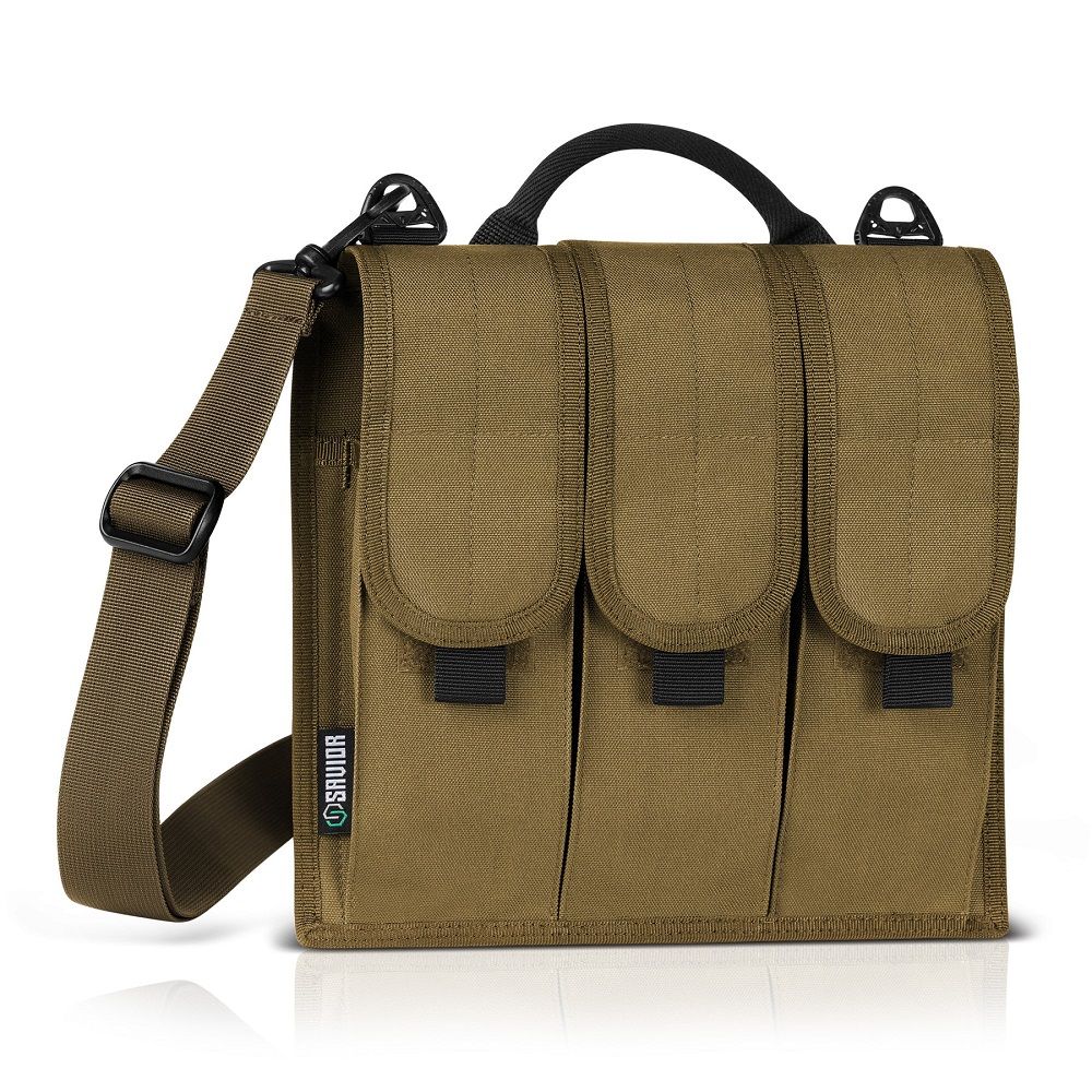 Savior Equipment Rifle Caliber Magazine Holder- Fit Up To 6-12 Mag- Velcro Closure, Single Shoulder Sling - Image 4