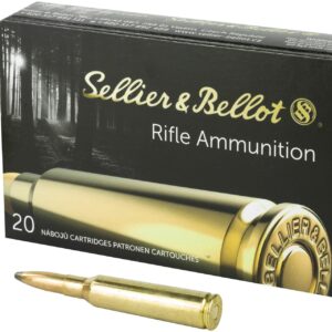 Sellier & Bellot Rifle 6.5X55 Swedish 140 Grain Soft Point Rifle Ammo - 20 Rounds - SB6555B