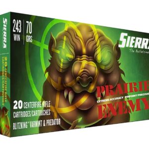 Sierra A150702 GameChanger 243 Win 70 gr Sierra BlitzKing Rifle Ammo - 20 Rounds - 119950
