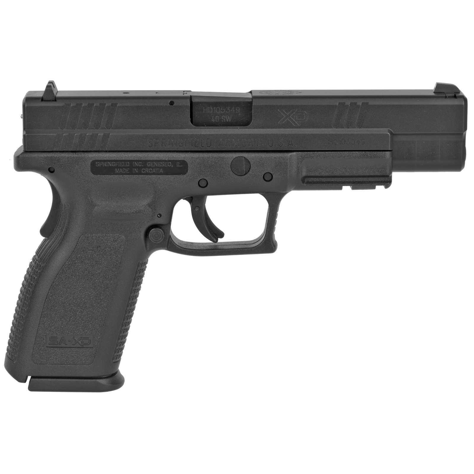 Springfield Armory XD Tactical 5" 40SW 10rd Full Size Semi-Auto Pistol - Black - 188726 - Image 3