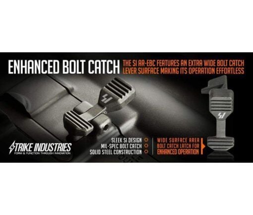 Strike Industries Enhanced Bolt Catch - Black - SI-AR-EBC - Image 9
