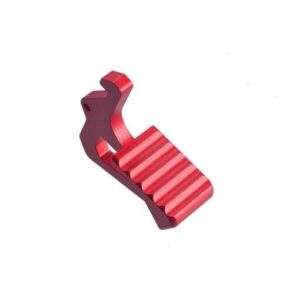 Strike Industries Extended Charging Handle Latch - Red - SI-AR-LATCH-RED