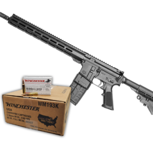 Anderson Compmag 5.56 M-LOK AR-15 Rifle + 1000 rounds of Winchester 5.56 Ammo Bundle - 21494