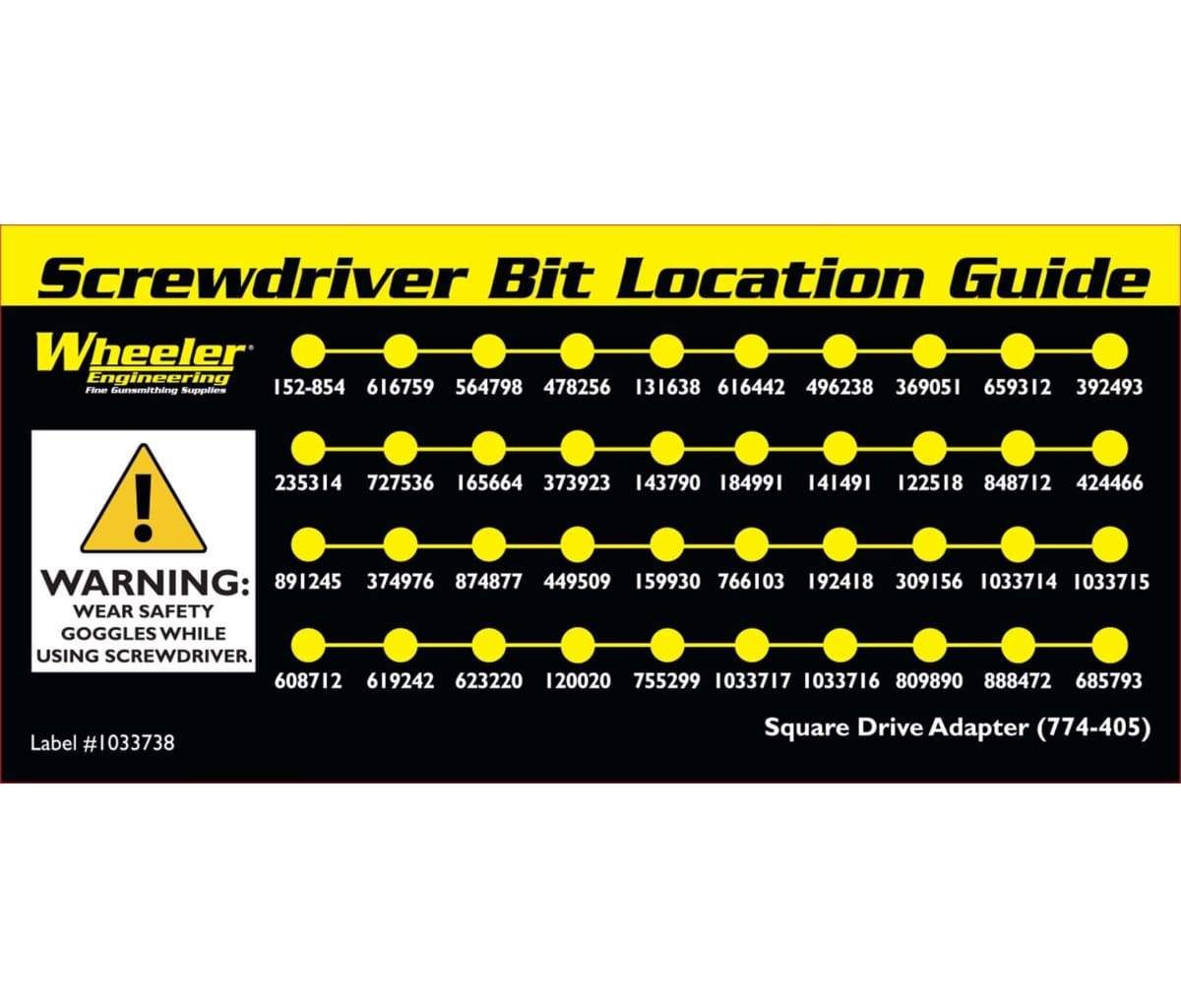 Wheeler 43 Piece Professional Gunsmithing Screwdriver Set - 954621 - Image 5