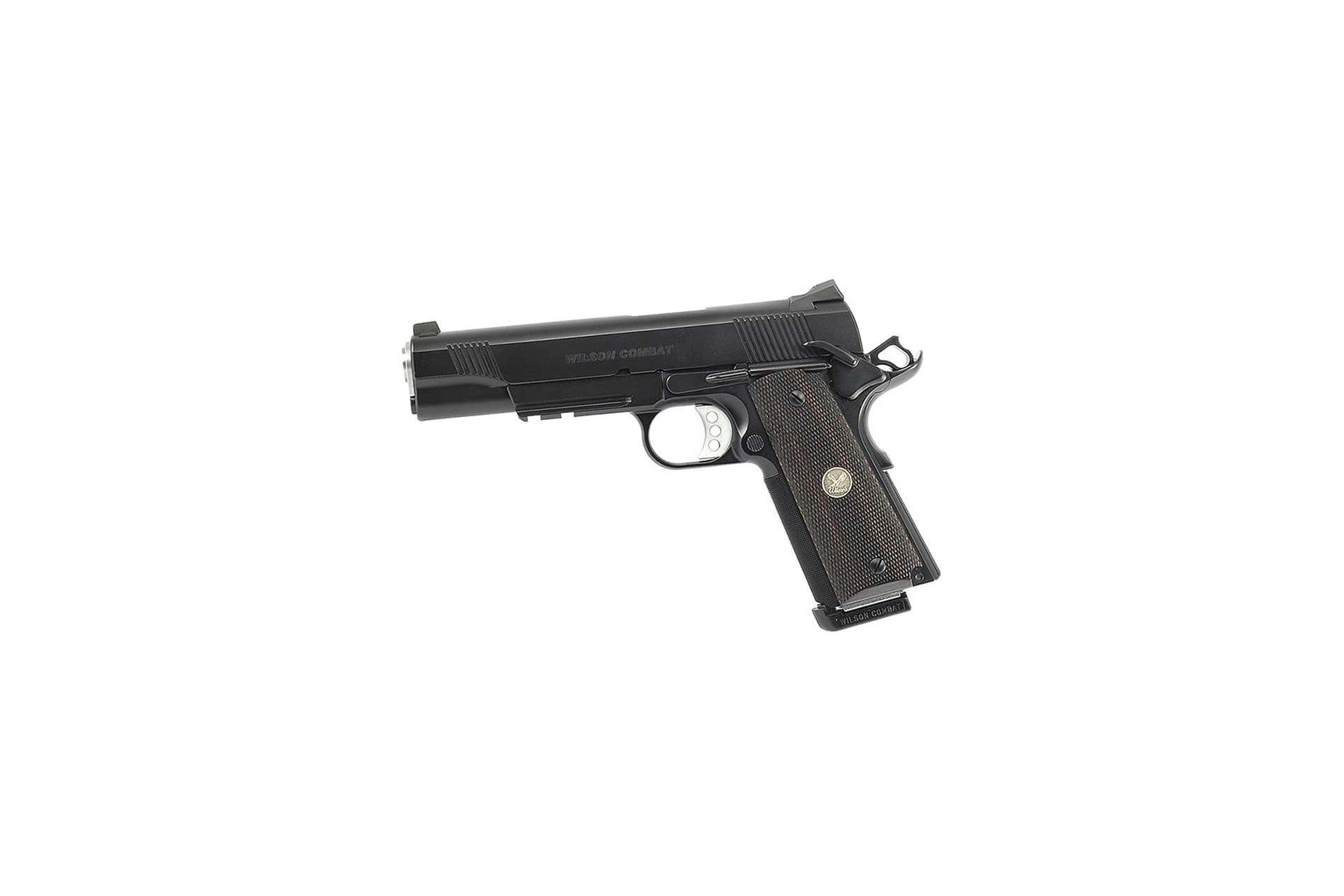 Wilson Combat CQB 5" .45ACP 8rd Full Size Semi-Auto Pistol - Black - CQBLR-CA ALL BLACK