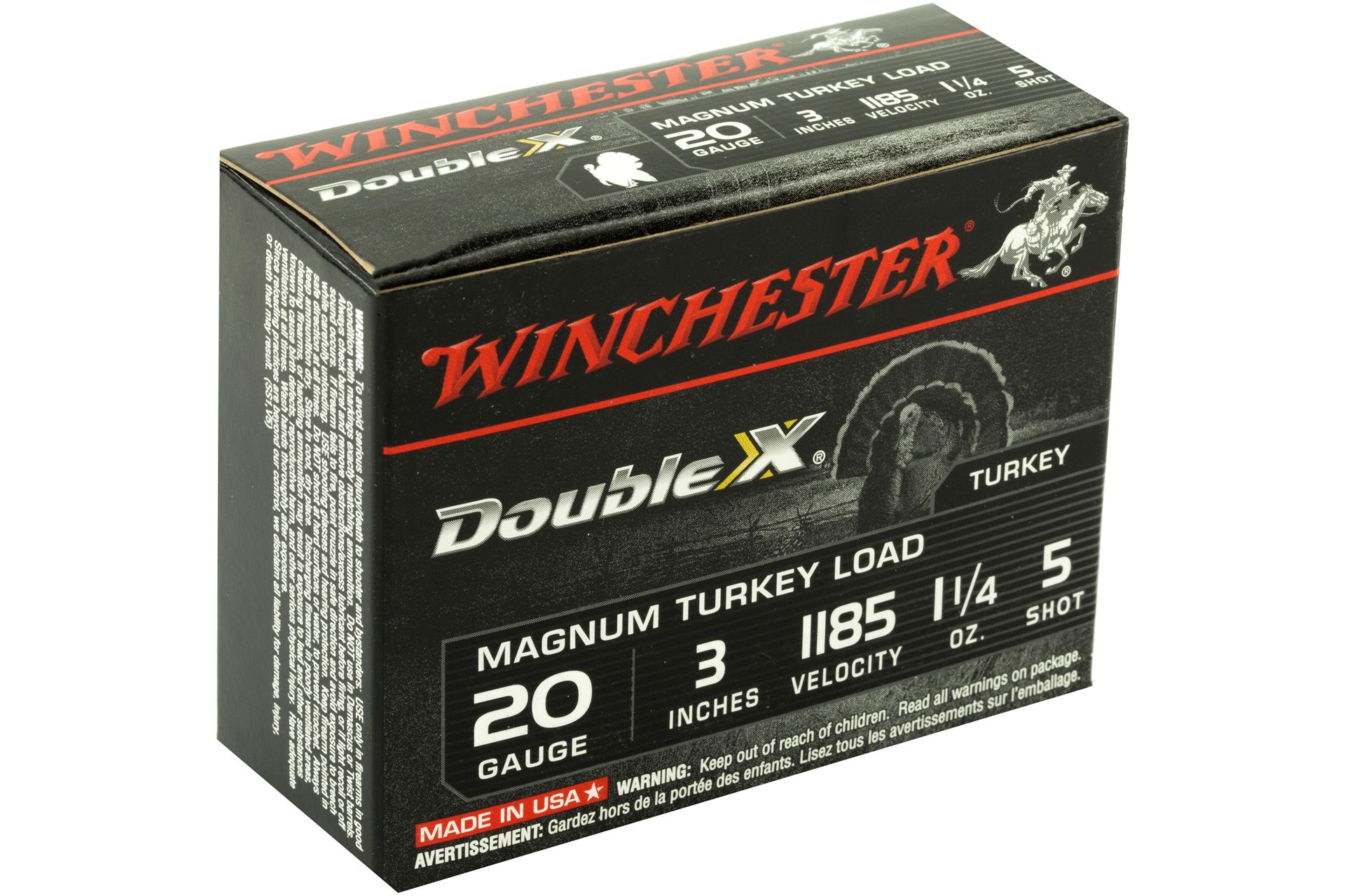 Winchester Ammunition Double X Magnum Turkey 20 Gauge 3 #5 1.25oz. Shotshell Shotgun Ammo - 10 Rounds - WNX203XCT5 - Image 3