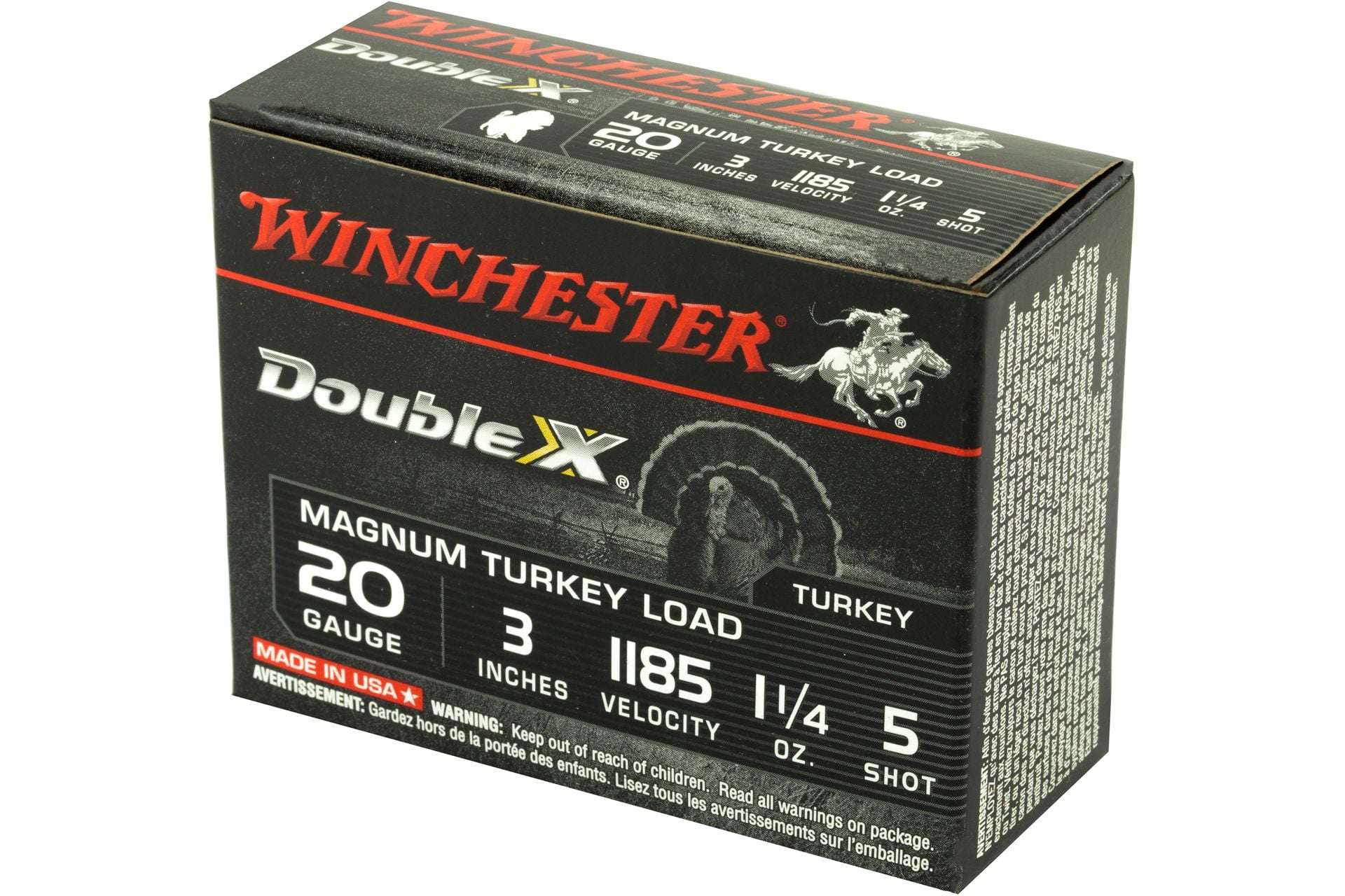 Winchester Ammunition Double X Magnum Turkey 20 Gauge 3 #5 1.25oz. Shotshell Shotgun Ammo - 10 Rounds - WNX203XCT5 - Image 4