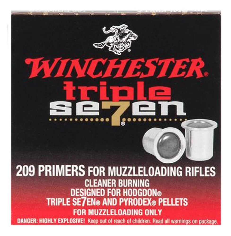 Winchester Muzzleloading SML209T7 209 Triple Seven Muzzleloading Primers 100 Per Box - 34747