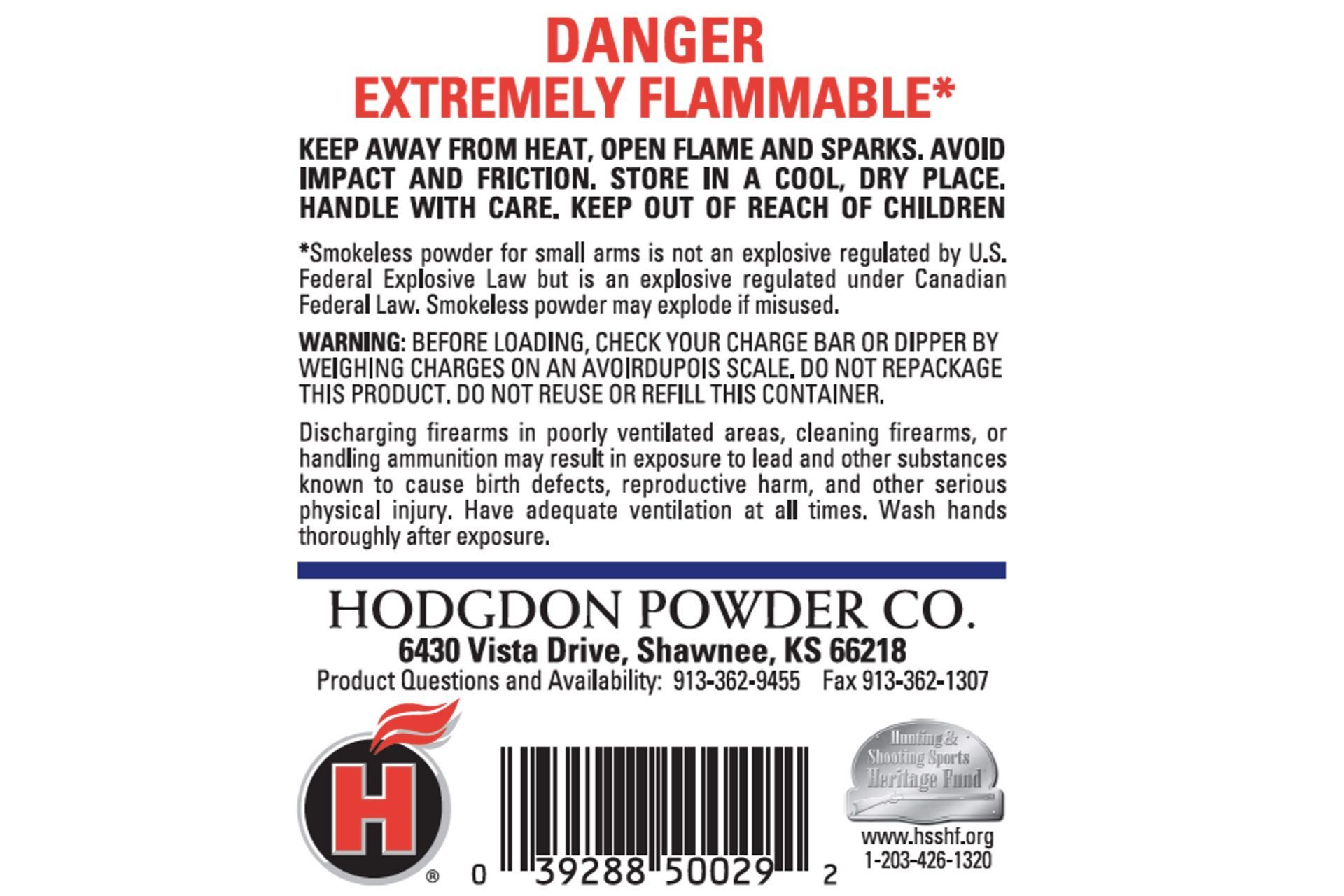 Winchester Powder WSH1 Ball Powder Super Handicap Shotgun 1 lb - 55205 - Image 2