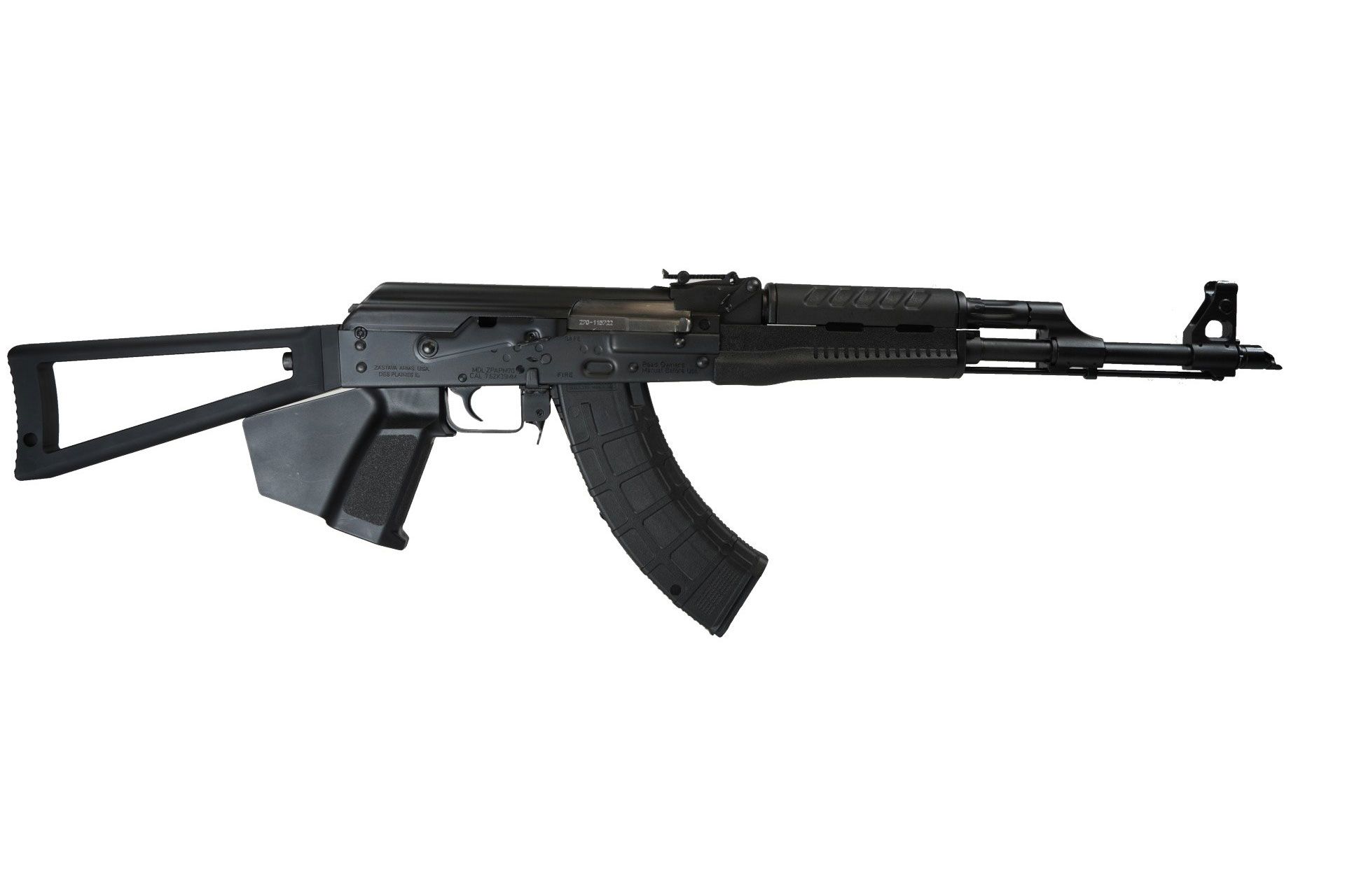 Zastava, model ZPAM70, barrel 16.3", action semi, 7.62 x 39mm Rifle - ZR7762RTCA - Image 2